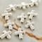 12 Pack: Silver Plated Wavy Metal Cross Beads, 13mm by Bead Landing™